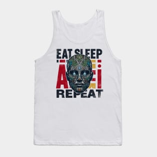 Eat Sleep Ai Repeat Tank Top